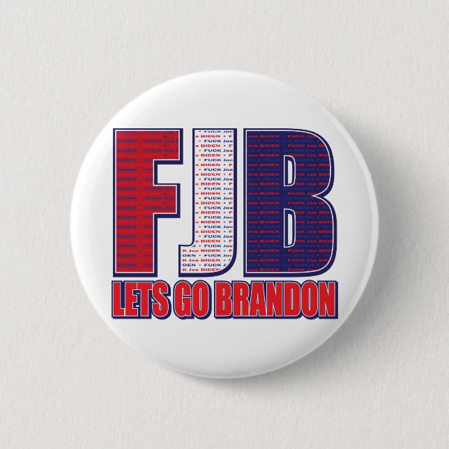 Bóton Redondo 5.08cm FJB — Lets-Go-Brandon (Frente)