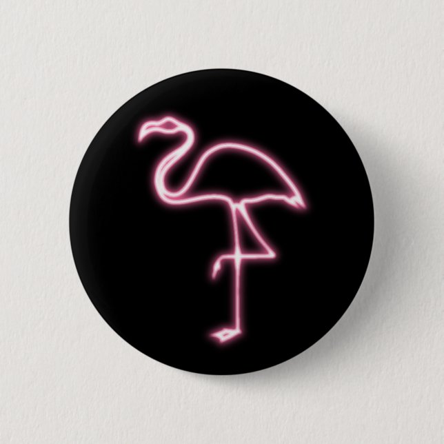 Bóton Redondo 5.08cm Flamingo (Frente)