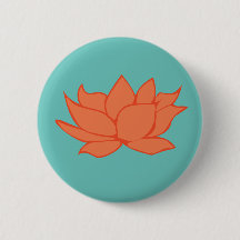 Flor de Lótus Laranja