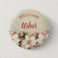 Flor do vintage de Usher da boa vinda do evento da