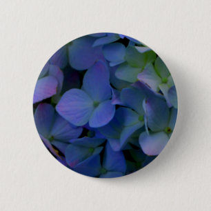 Bóton Redondo 5.08cm Flor roxo, púrpura, empoeirado
