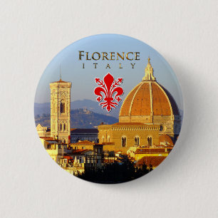 Bóton Redondo 5.08cm Florença, Italia - Santa Maria del Fiore