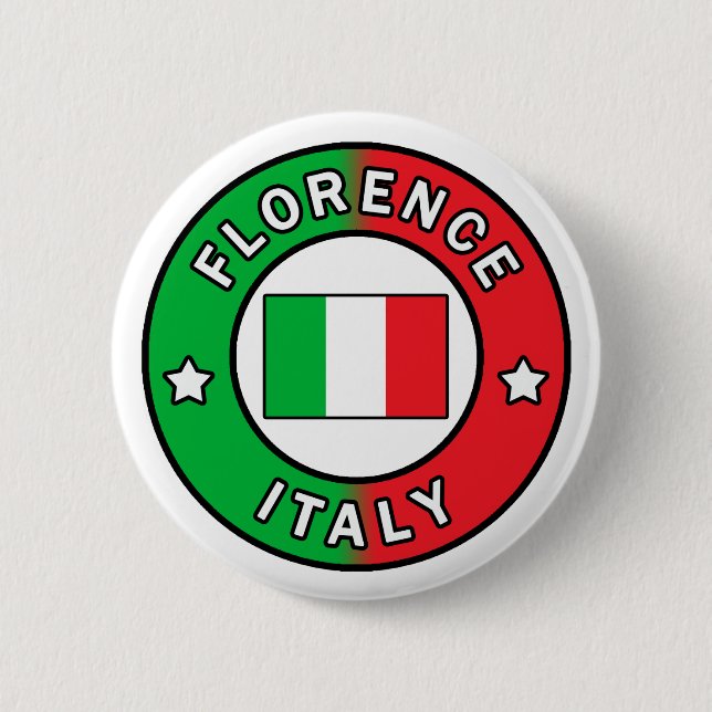 Bóton Redondo 5.08cm Florence Italy Button (Frente)
