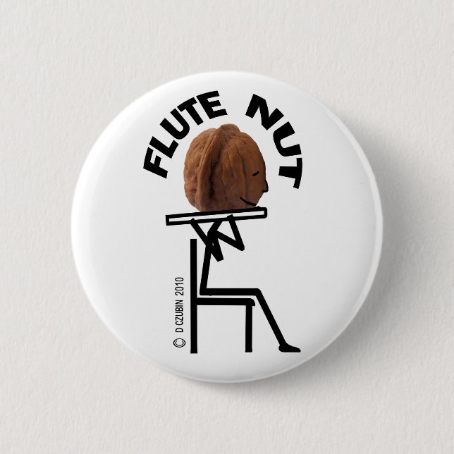 Bóton Redondo 5.08cm Flute Nut (Frente)