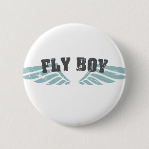 Bóton Redondo 5.08cm Fly Boy