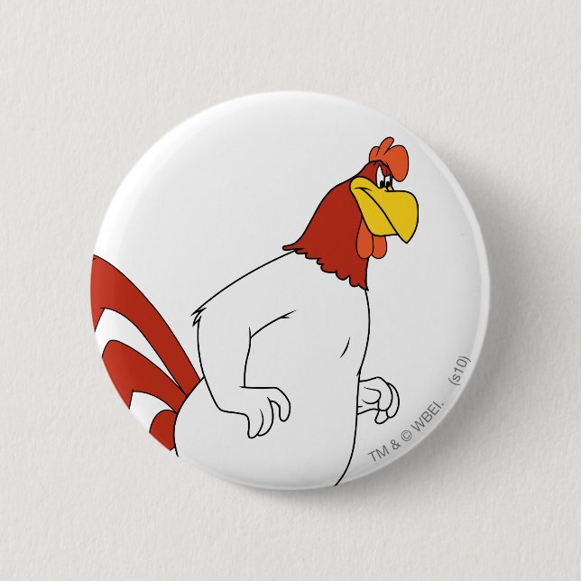 Bóton Redondo 5.08cm Foghorn Leghorn (Frente)