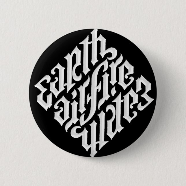 BÓTON REDONDO 5.08CM FOGO & ÁGUA DO AR DA TERRA (Frente)