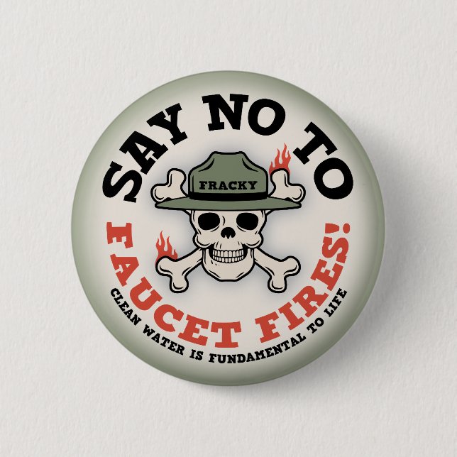 Bóton Redondo 5.08cm Fogos do torneira (Frente)