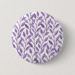 Bóton Redondo 5.08cm Folhas de lavanda