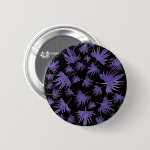 Bóton Redondo 5.08cm Folhas de vinha de canário roxo