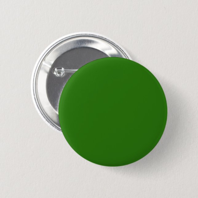 Bóton Redondo 5.08cm Folhas verdes de cor sólida (Frente & Verso)