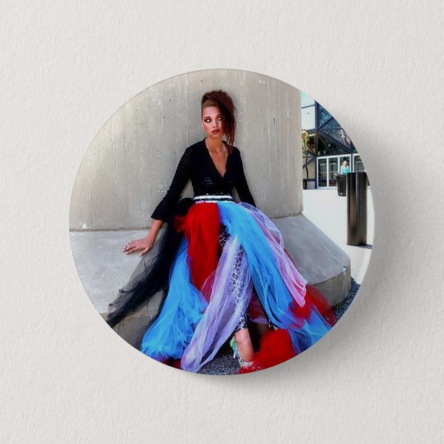 Bóton Redondo 5.08cm forma alta 168 (Frente)