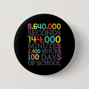 Bóton Redondo 5.08cm Fórmula Matemática 100 Dias De Escola Professor De