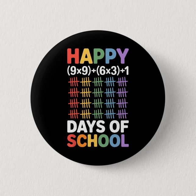 Bóton Redondo 5.08cm Fórmula Matemática 100 Dias De Escola Professor De (Frente)