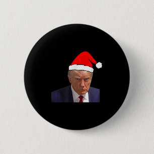 Bóton Redondo 5.08cm Foto de Mugshot Trump - Foto de Presídio Engraçado