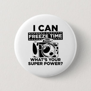 Bóton Redondo 5.08cm Fotografia  Fotógrafo De Câmera