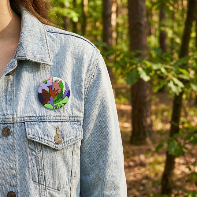 Bóton Redondo 5.08cm Fragments of Time (Criador carregado)