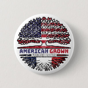 Bóton Redondo 5.08cm França França França EUA EUA EUA EUA Estados Unido