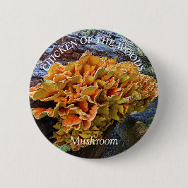 Bóton Redondo 5.08cm Frango Laranja do Cogumelo Woods