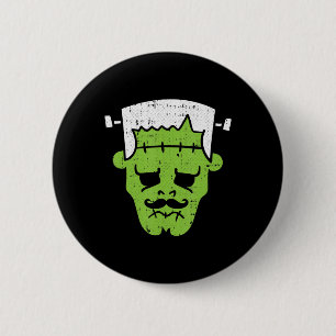 Bóton Redondo 5.08cm Frankenstein Lazy Halloween Figurume Horror Filme 