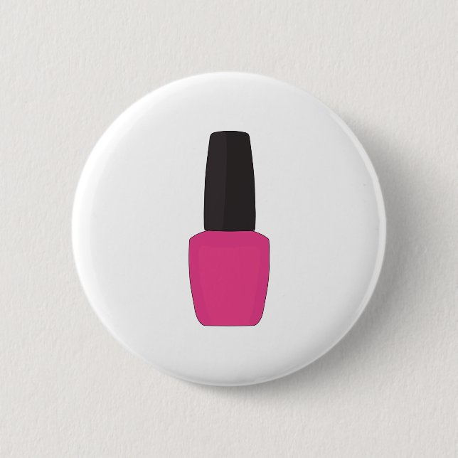 Bóton Redondo 5.08cm Frasco Polonês para unhas (Frente)