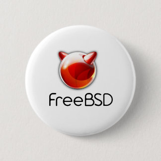 Bóton Redondo 5.08cm FreeBSD badge.