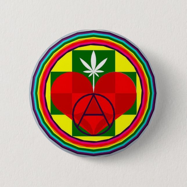 Bóton Redondo 5.08cm FREEDOM LOVE and JOY (Frente)