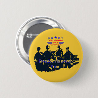 Bóton Redondo 5.08cm Freedom's Defenders light orange