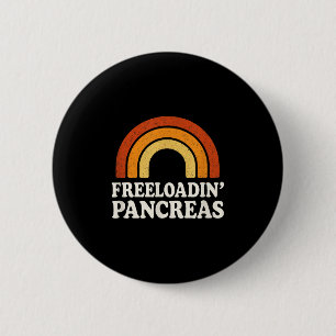 Bóton Redondo 5.08cm Freloadin Pancreas - Consciência diabética Humoros