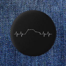 Bóton Redondo 5.08cm Frequência de pulsação com pulsação de pulsação co