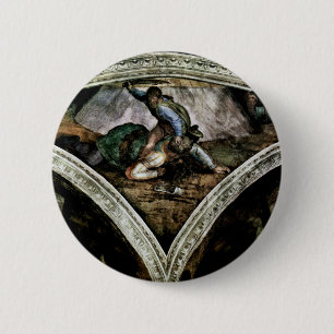 Bóton Redondo 5.08cm Fresco do teto para a história de criação no Si
