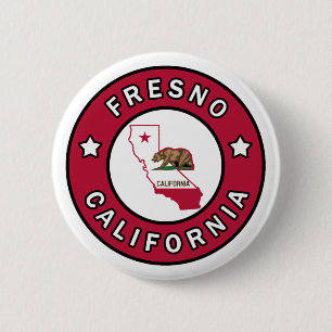 Bóton Redondo 5.08cm Fresno Califórnia