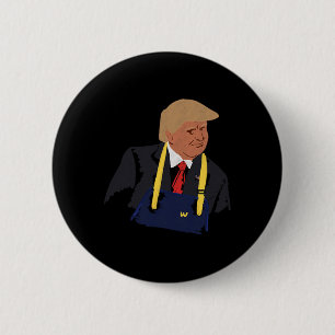 Bóton Redondo 5.08cm Fries de Fazer Trump 2024