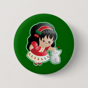 Bóton Redondo 5.08cm Frutas do espírito: Bondade