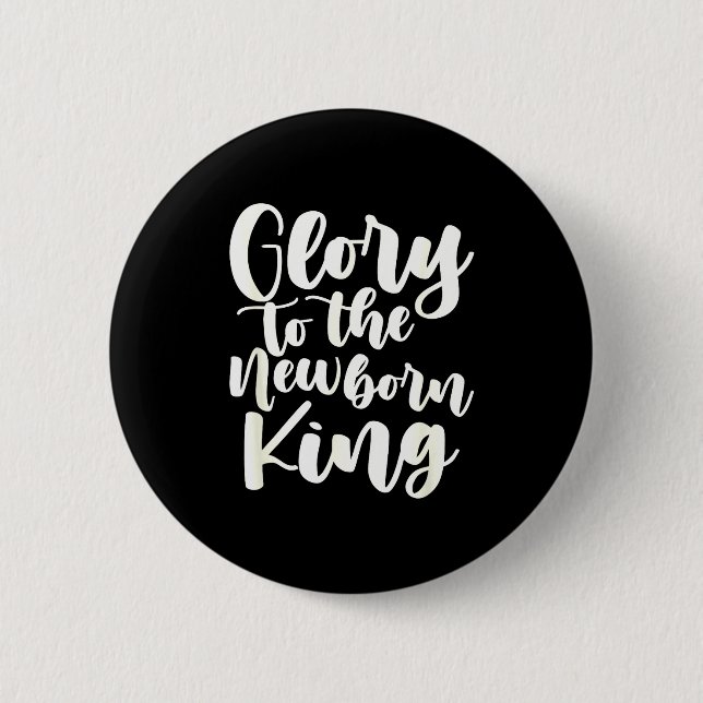 Bóton Redondo 5.08cm Fun Christmas Holiday Saying Religious Christian E (Frente)