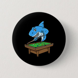 Bóton Redondo 5.08cm Funny Billiards Piscina Shark Hall Piada Billi