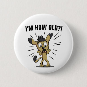 BÓTON REDONDO 5.08CM FUNNY BIRTHDAY BUTTONS