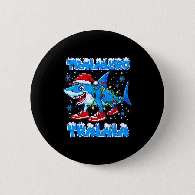 Bóton Redondo 5.08cm Funny Christmas Italian Brain Rot For Men Women Bo (Frente)