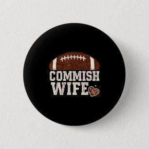 Bóton Redondo 5.08cm Funny Comme Wife Fantasy Futebol Cute League Co