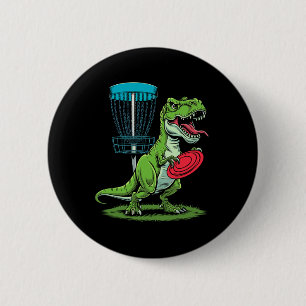 Bóton Redondo 5.08cm Funny dinossauro T-rex jogador de golfe de disco S