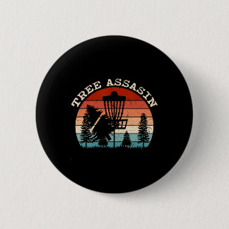 Bóton Redondo 5.08cm Funny Disc Golfer Gifts Outdoor Sports Stupid Tree