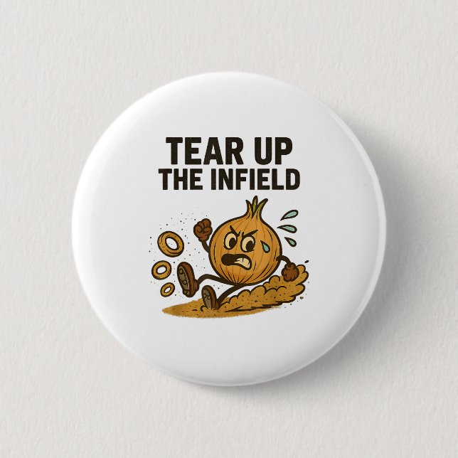 Bóton Redondo 5.08cm Funny Onion Rings Baseball Base Infield Glove Soft (Frente)