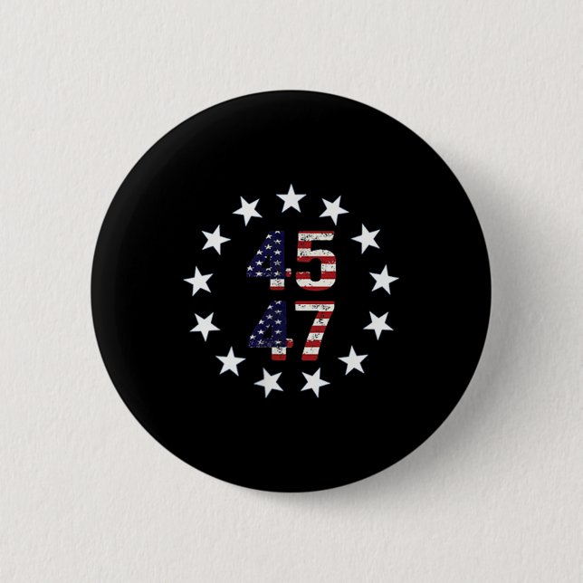 Bóton Redondo 5.08cm Funny Qr Presidente Trump Dance Code (Frente)