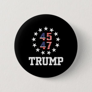 Bóton Redondo 5.08cm Funny Qr Presidente Trump Dance Code Inauguração D