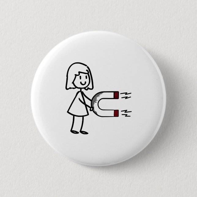 Bóton Redondo 5.08cm Funny Valentine’s Day Couple Matching For Men Wome (Frente)