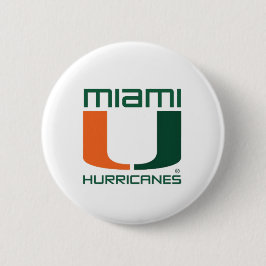 Bóton Redondo 5.08cm Furacões de Miami