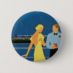 Bóton Redondo 5.08cm Furness ~ Rainha das Bermudas