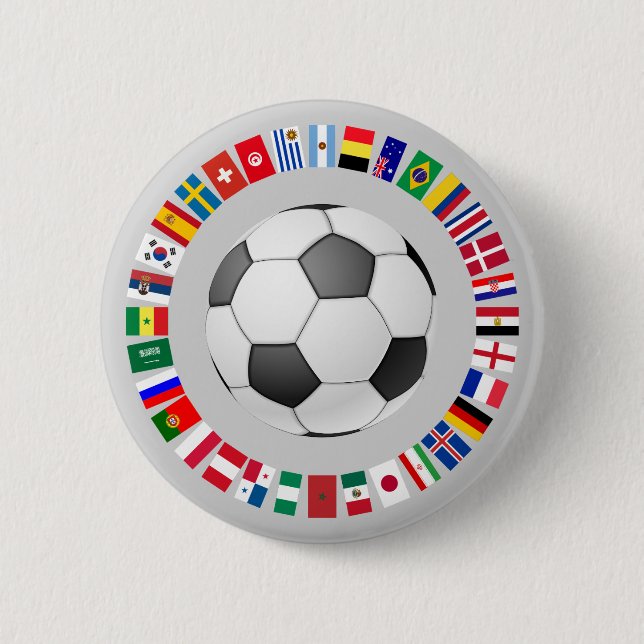 BÓTON REDONDO 5.08CM FUTEBOL 2018 (Frente)