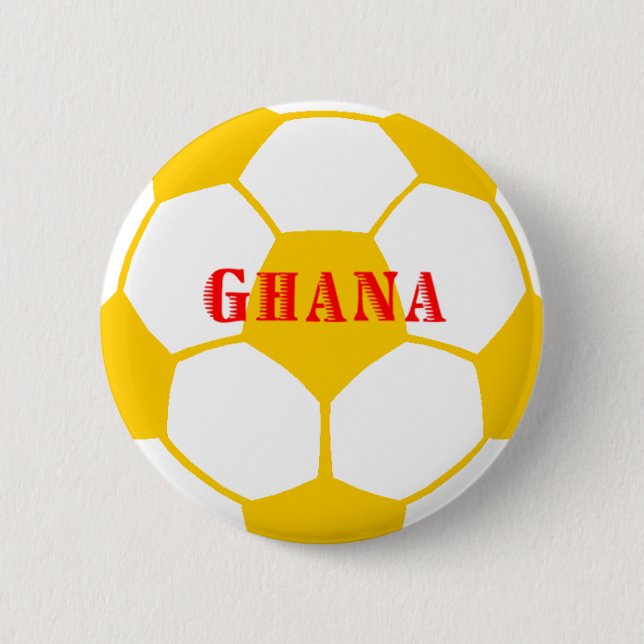 Bóton Redondo 5.08cm Futebol de Ghana (Frente)