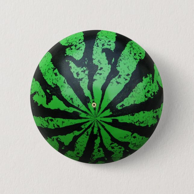 Bóton Redondo 5.08cm Futebol de melancia / Bola de futebol (Frente)